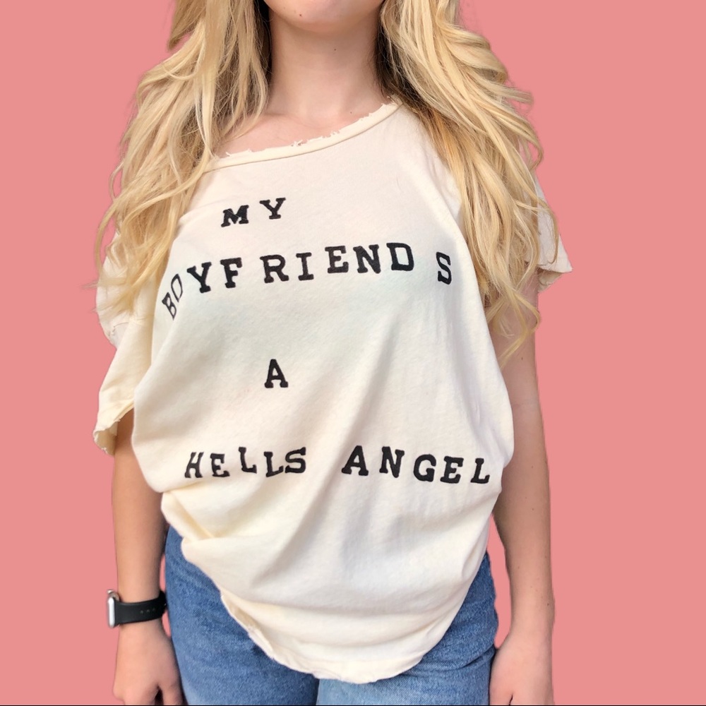 Wildfox Couture My Boyfriends A Hells Angel Shirt